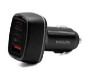 Tẩu sạc nhanh dùng trên ô tô PD65W 2PD+1QC Car charger Philips DLP2557/97 màu đen