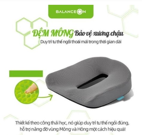 Đệm ngồi(lót mông) cao cấp Bullsone HQDM01