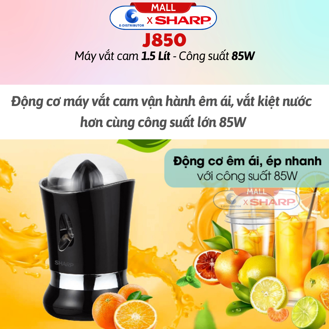 Máy vắt cam Sharp EJ-J850-BK