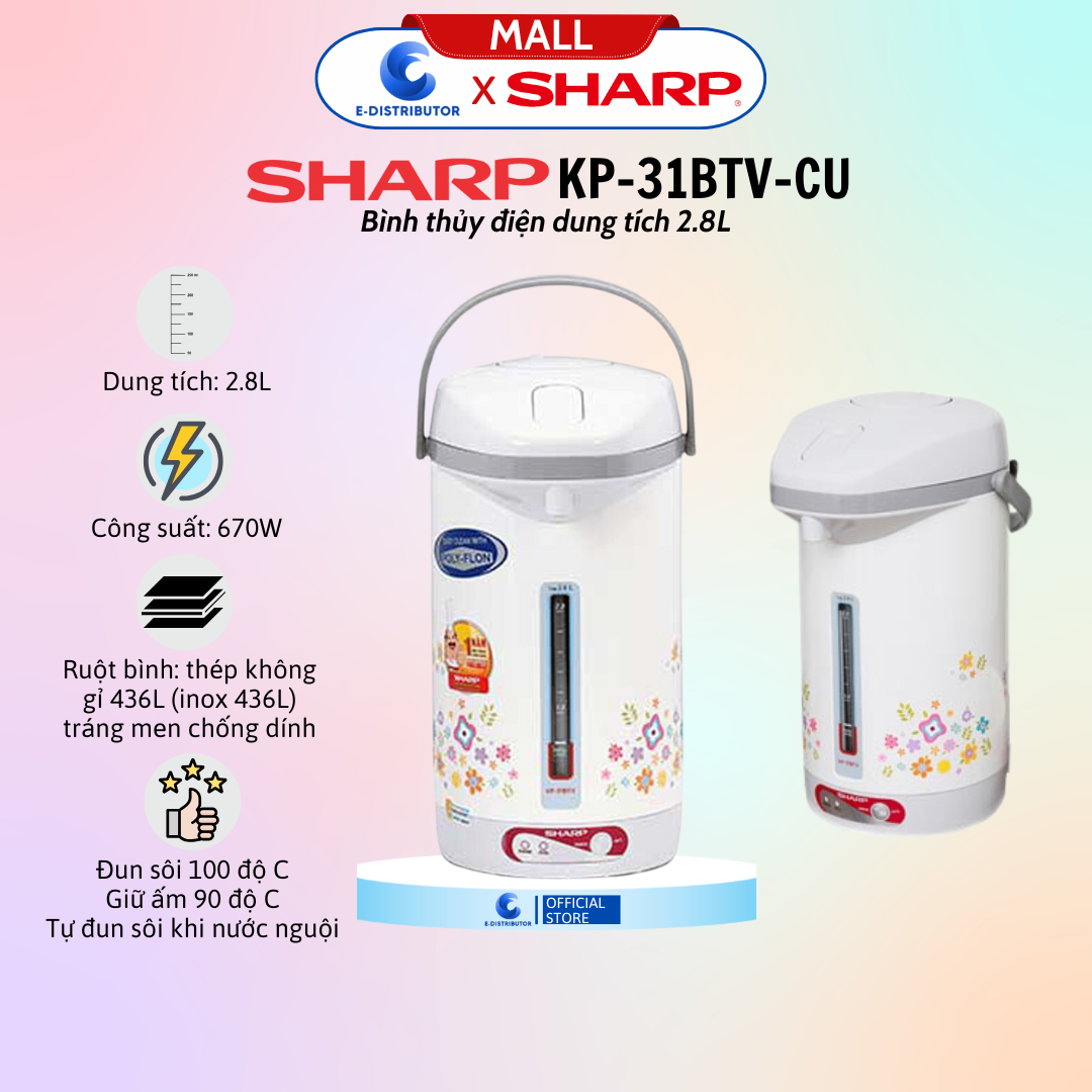 Bình Thủy Điện Sharp KP-31BTV-CU
