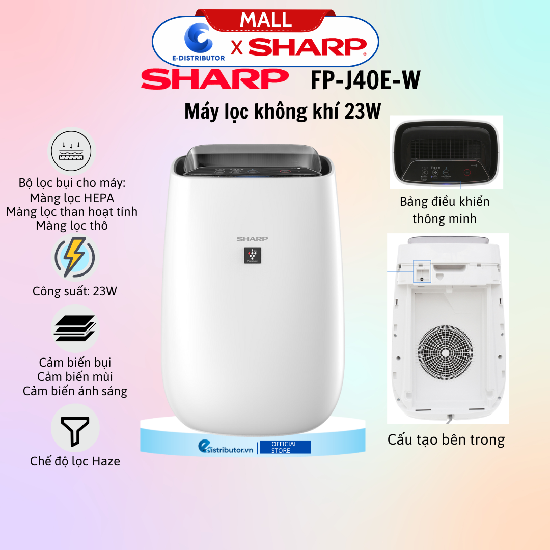 Máy lọc không khí Sharp FP-J40E-W