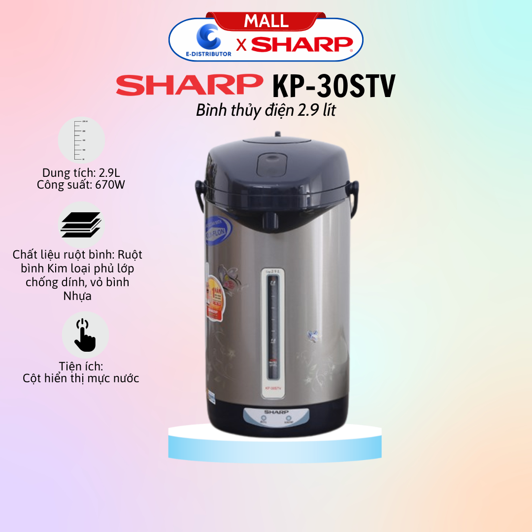 Bình thủy điện Sharp KP-30STV