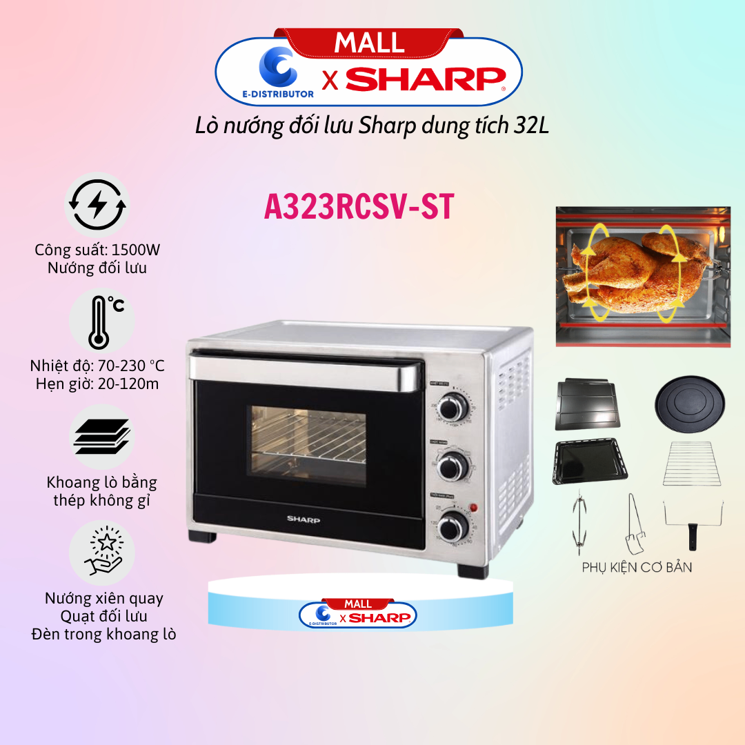 Lò nướng Sharp EO-A323RCSV-ST