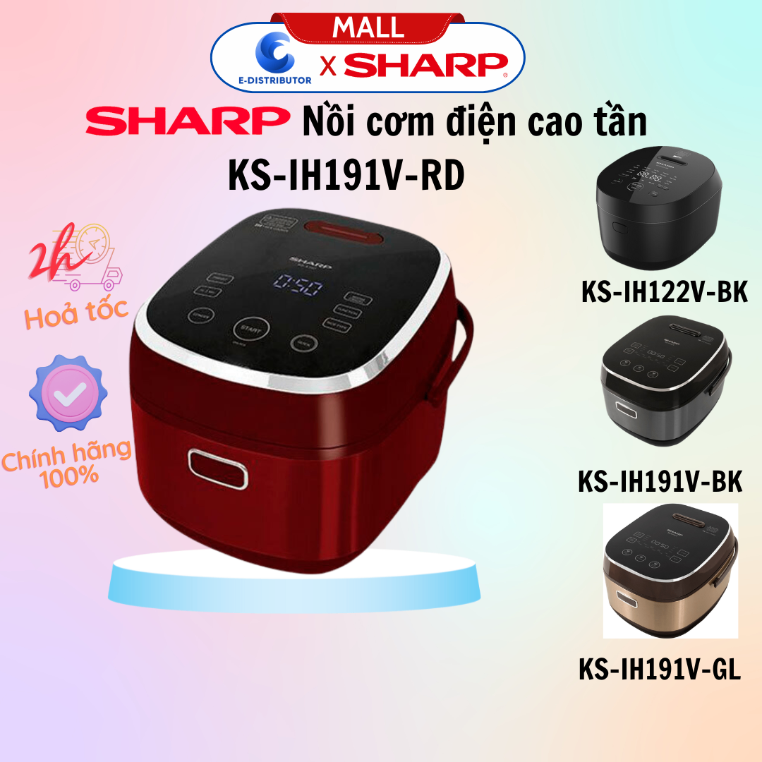 Nồi Cơm Điện cao tần Sharp KS-IH191V-RD