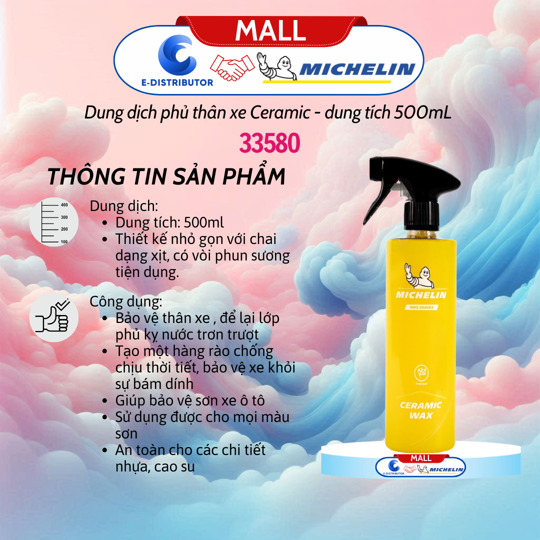 Dung dịch sáp ( xịt ) 500ml W33580 Michelin