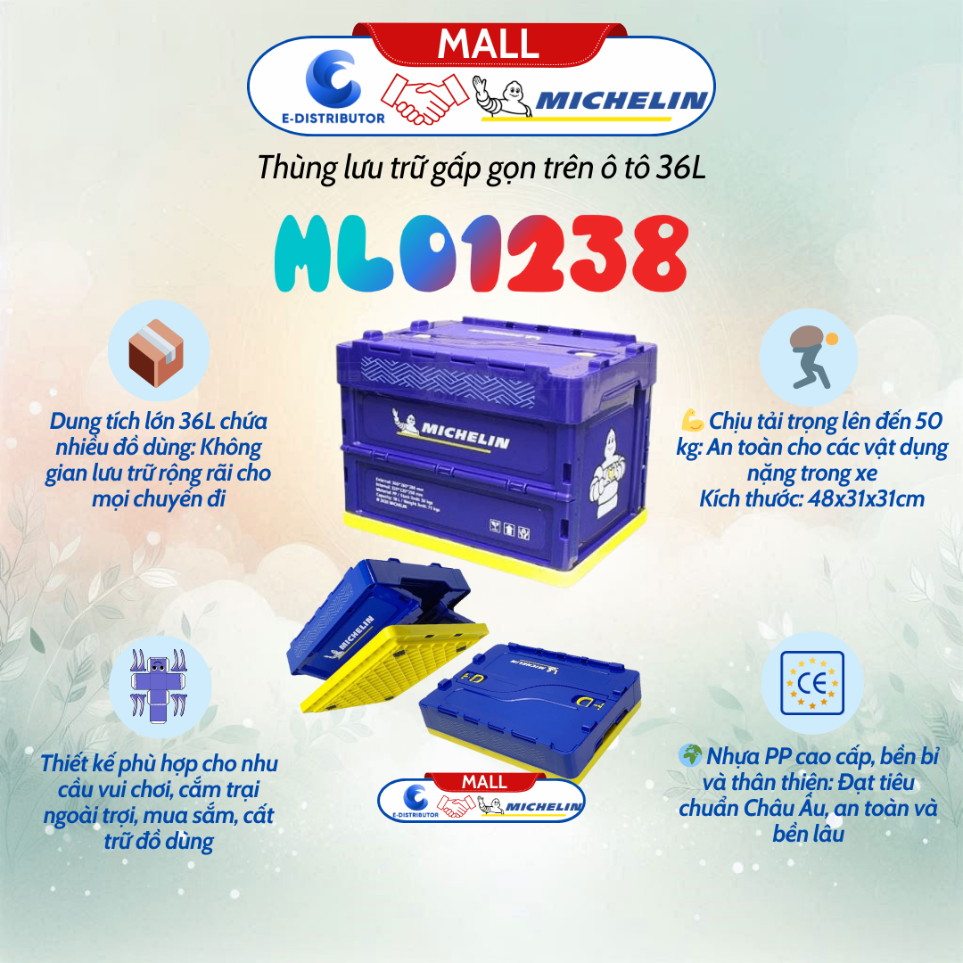 Hộp lưu giữ đồ Michelin 36L ML01238