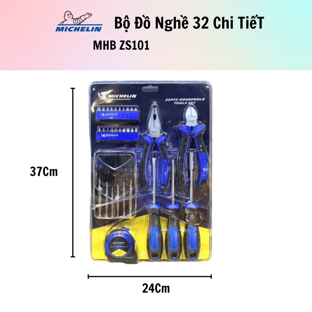 Bộ dụng cụ 32 chi tiết Michelin ZS101