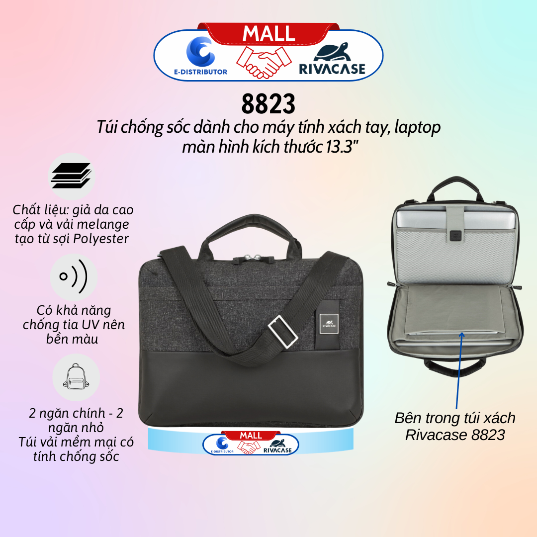 Túi cao cấp chống sốc, dây kéo không thấm nước kích thước 12.9