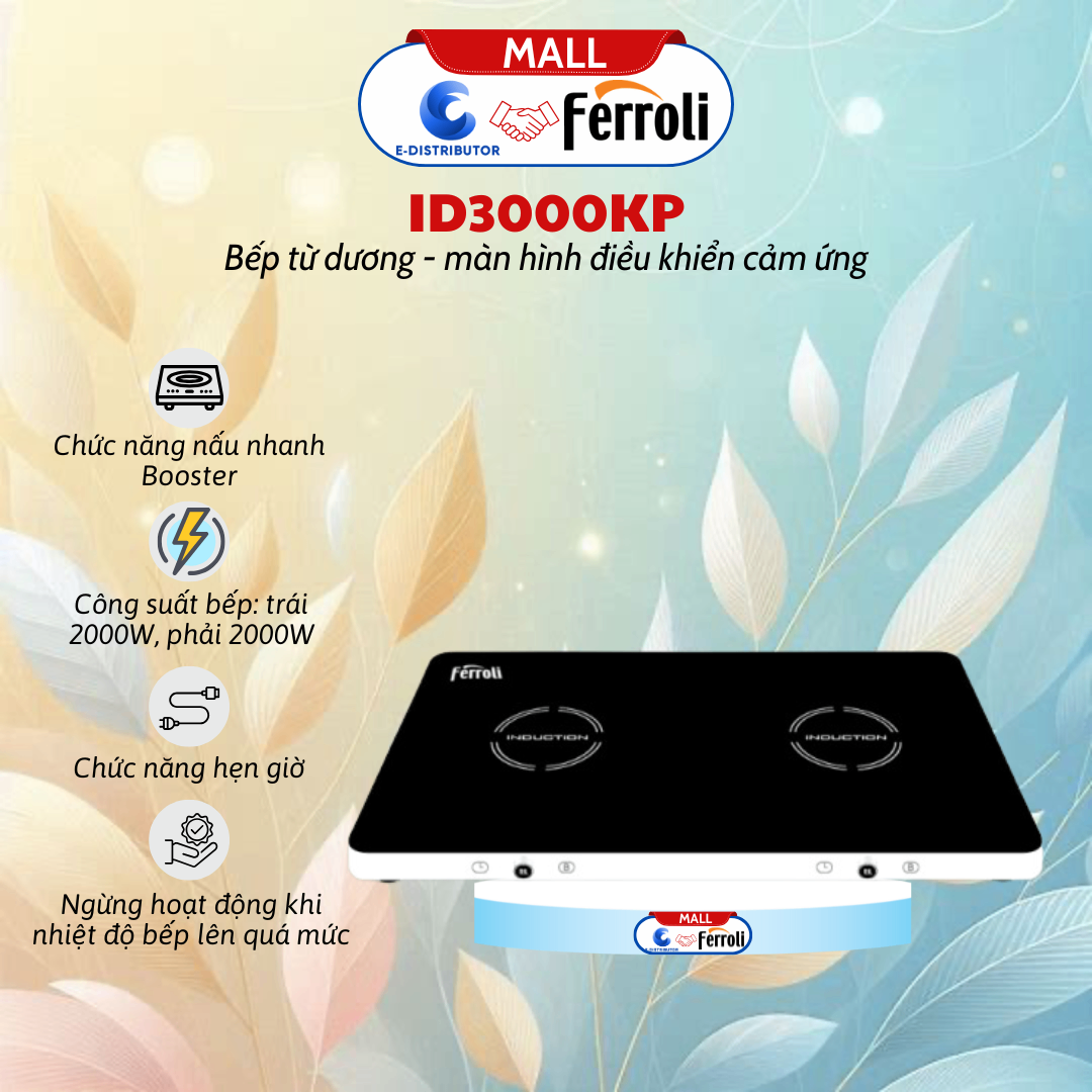 Bếp từ dương Rapido RI3000KP