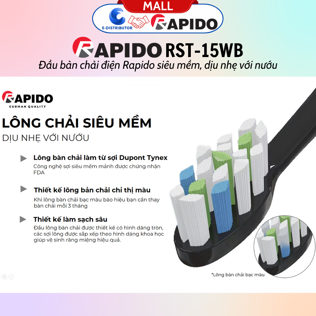 Đầu bàn chải đánh răng điện RST-15WB