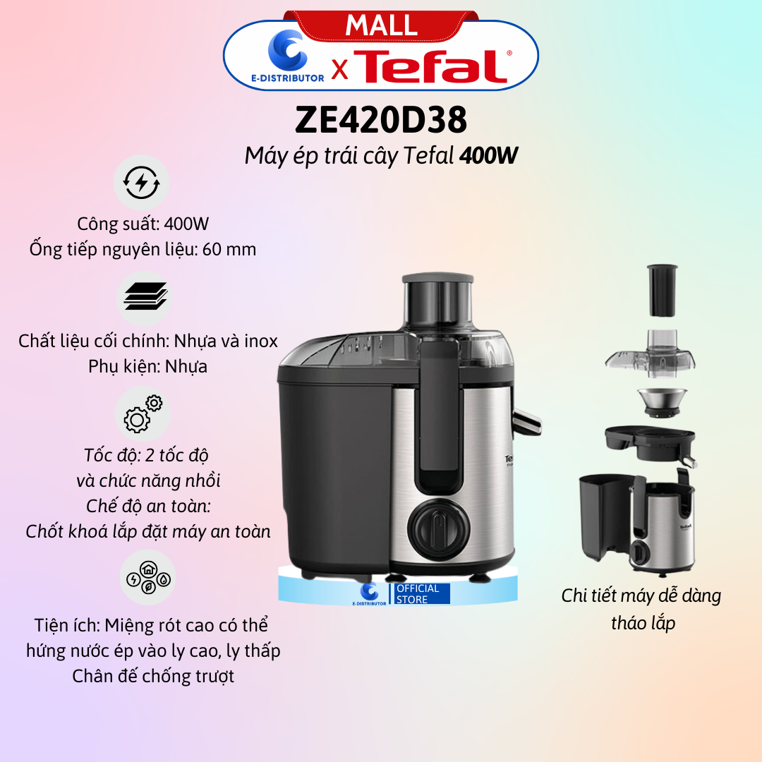 Máy ép trái cây ZE420D38 Tefal