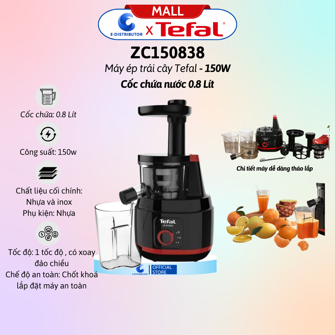 Máy ép trái cây ZC150838 Tefal