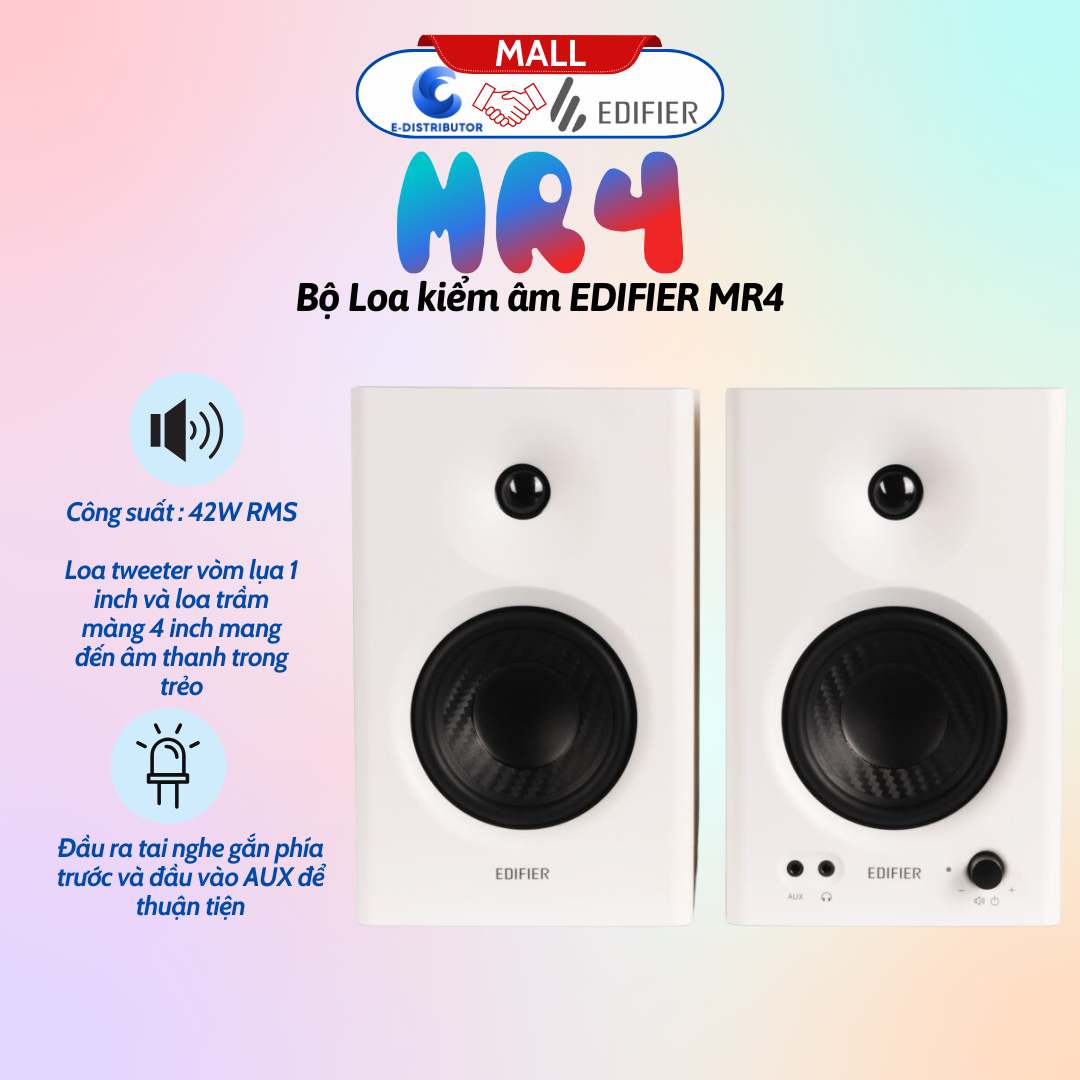 Loa kiểm âm EDIFIER MR4 - màu ngẫu nhiên