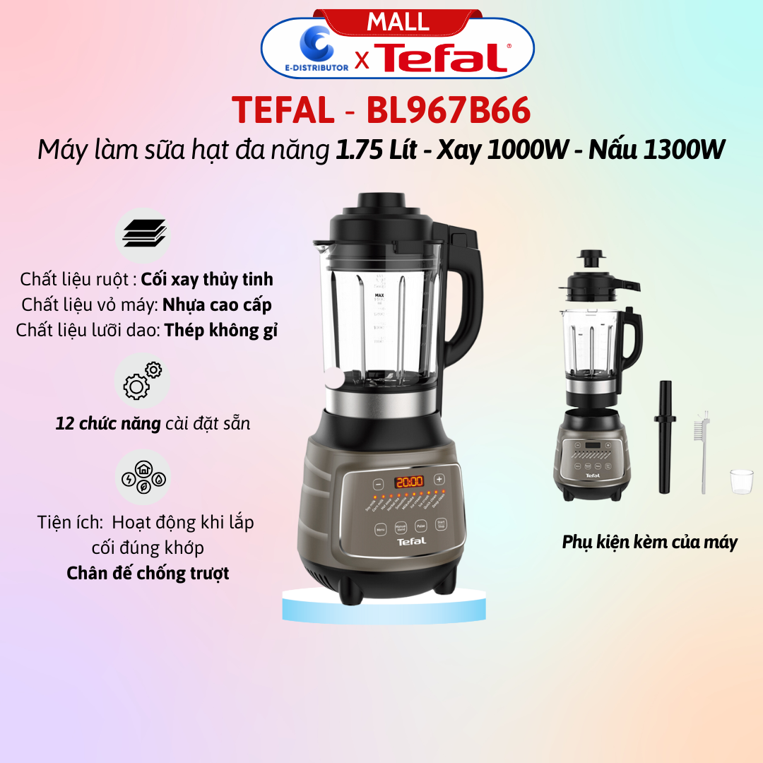 Máy làm sữa hạt đa năng Tefal BL967B66
