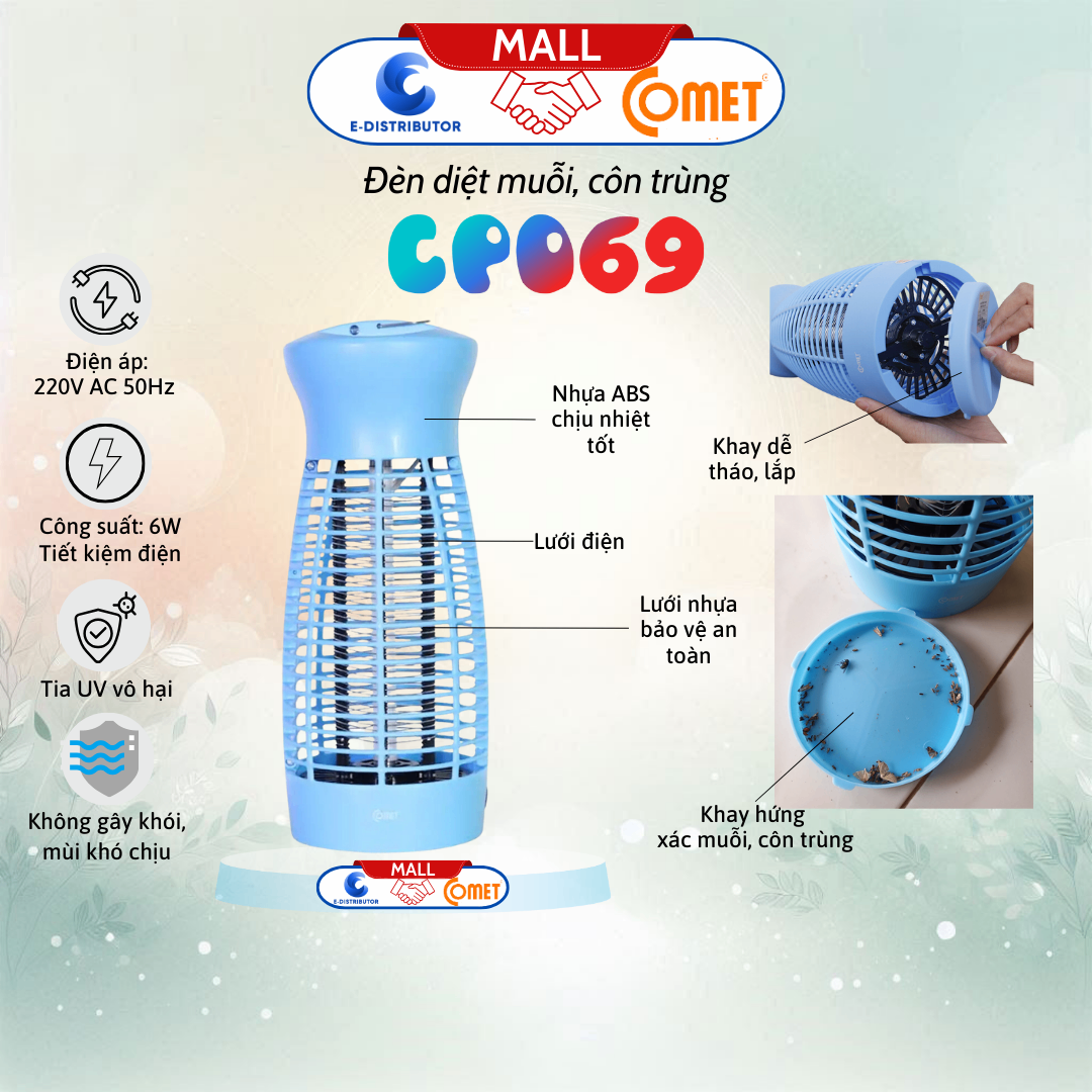 Đèn diệt côn trùng đa năng Comet - CM069