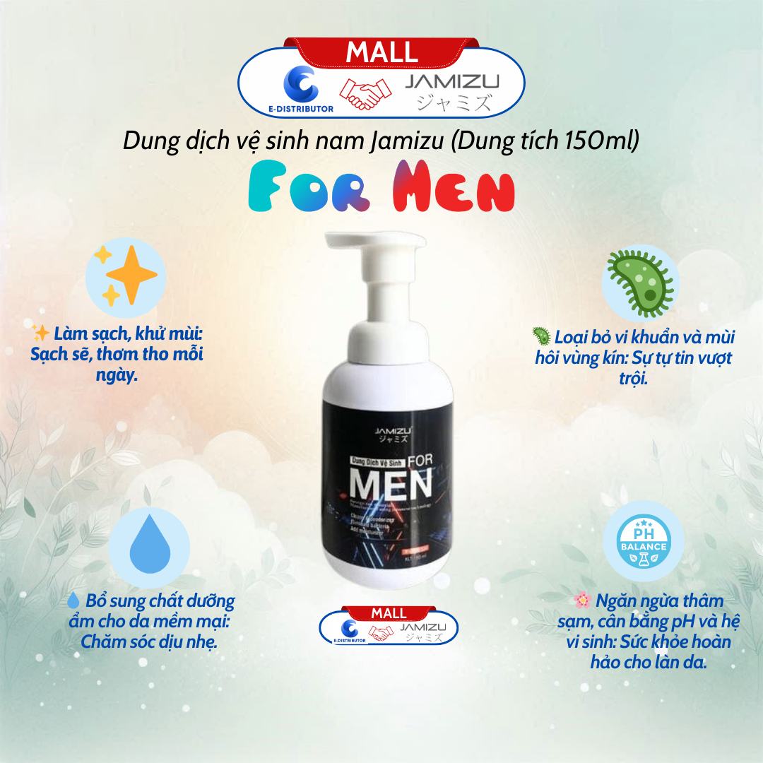 Dung dịch vệ sinh nam Jamizu 150ml