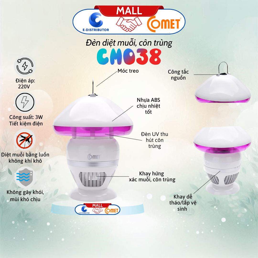 Đèn diệt muỗi Comet - CM038
