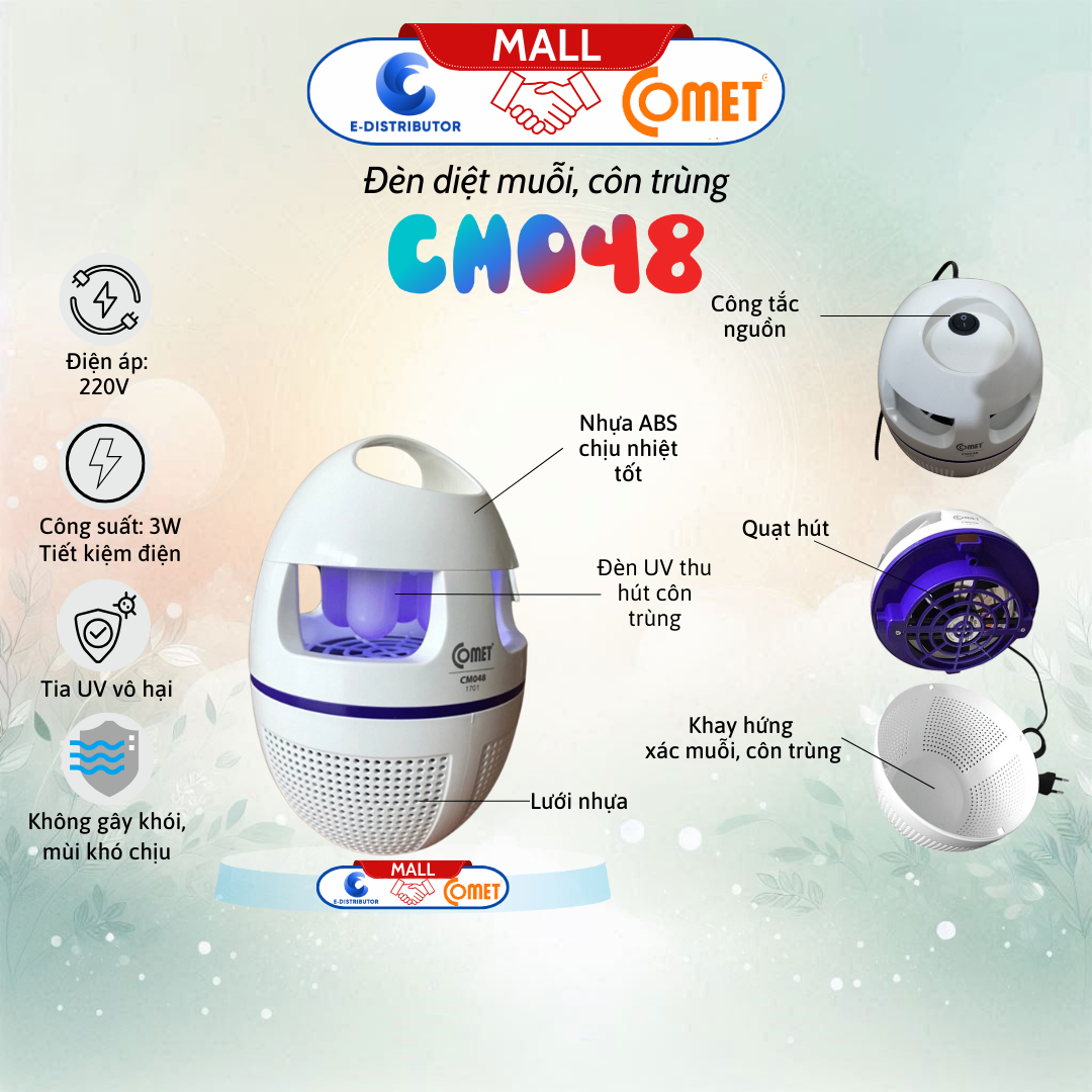 Đèn diệt muỗi Comet - CM048