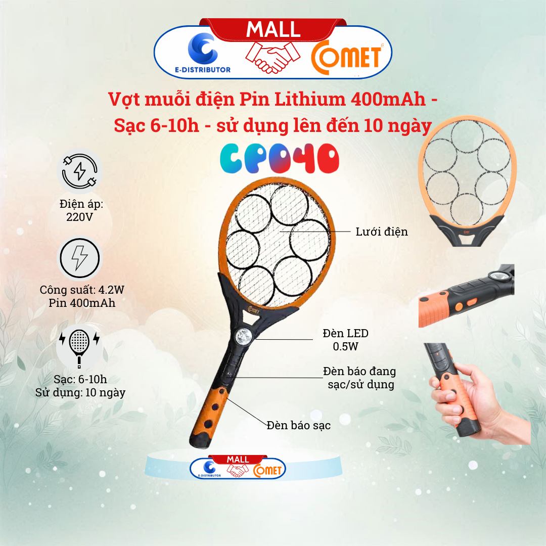 Vợt muỗi Comet - CP040