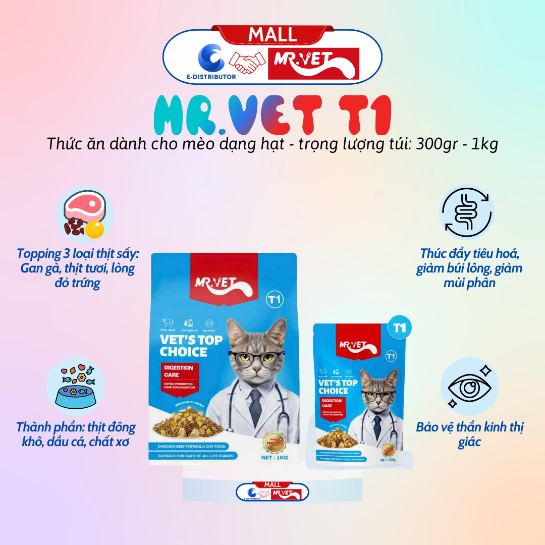 Hạt MrVet T1 1kg