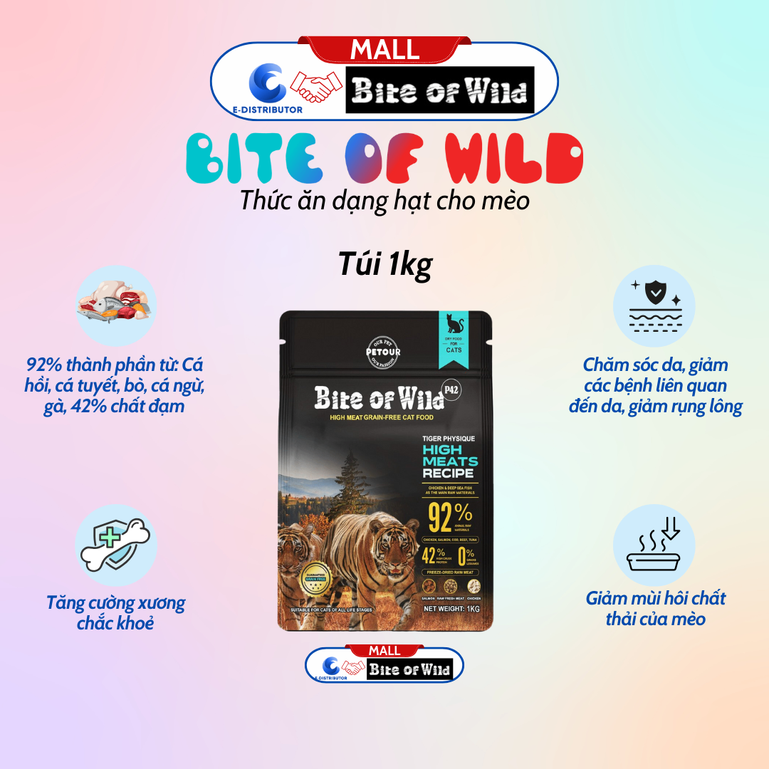 Hạt bite of wild K42 - 1KG