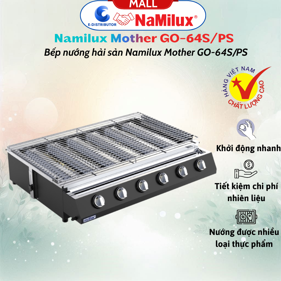 Bếp nướng hải sản Namilux Mother GO-64S/PS