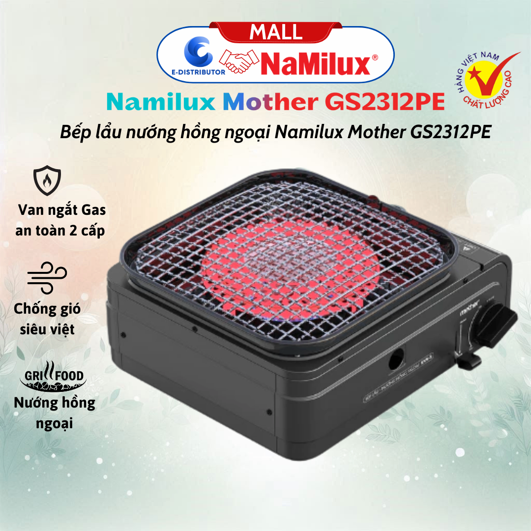 Bếp lẩu nướng hồng ngoại Namilux Mother GS2312PE - EVS3