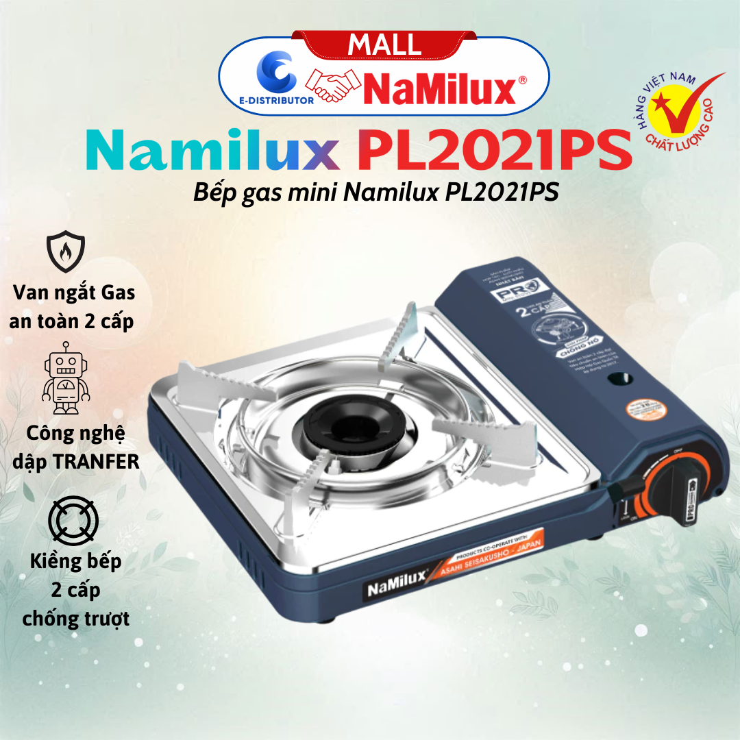 Bếp Gas Mini/ Du Lịch Cao Cấp NaMilux PL2021PS