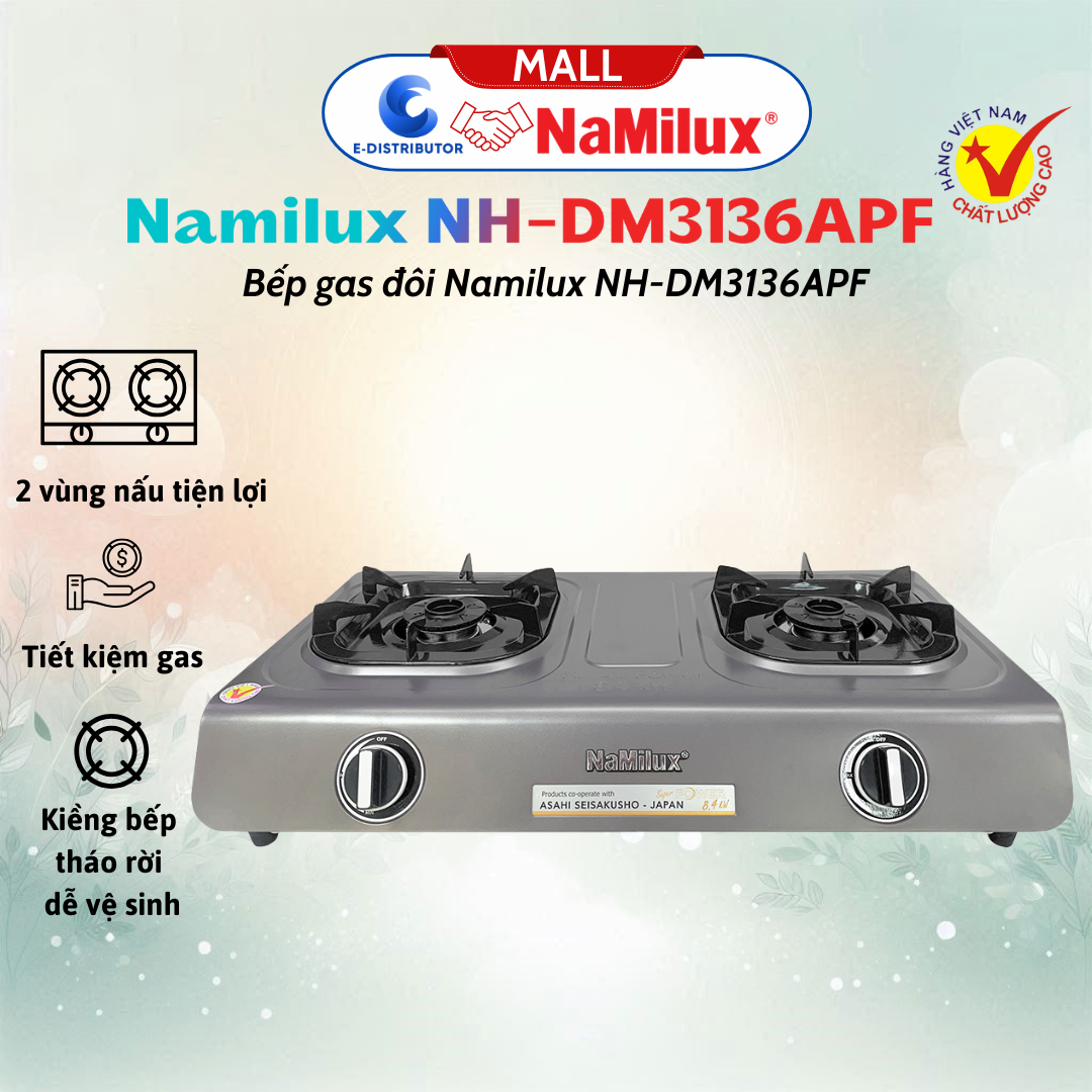 Bếp gas đôi Namilux NH-DM3136APF