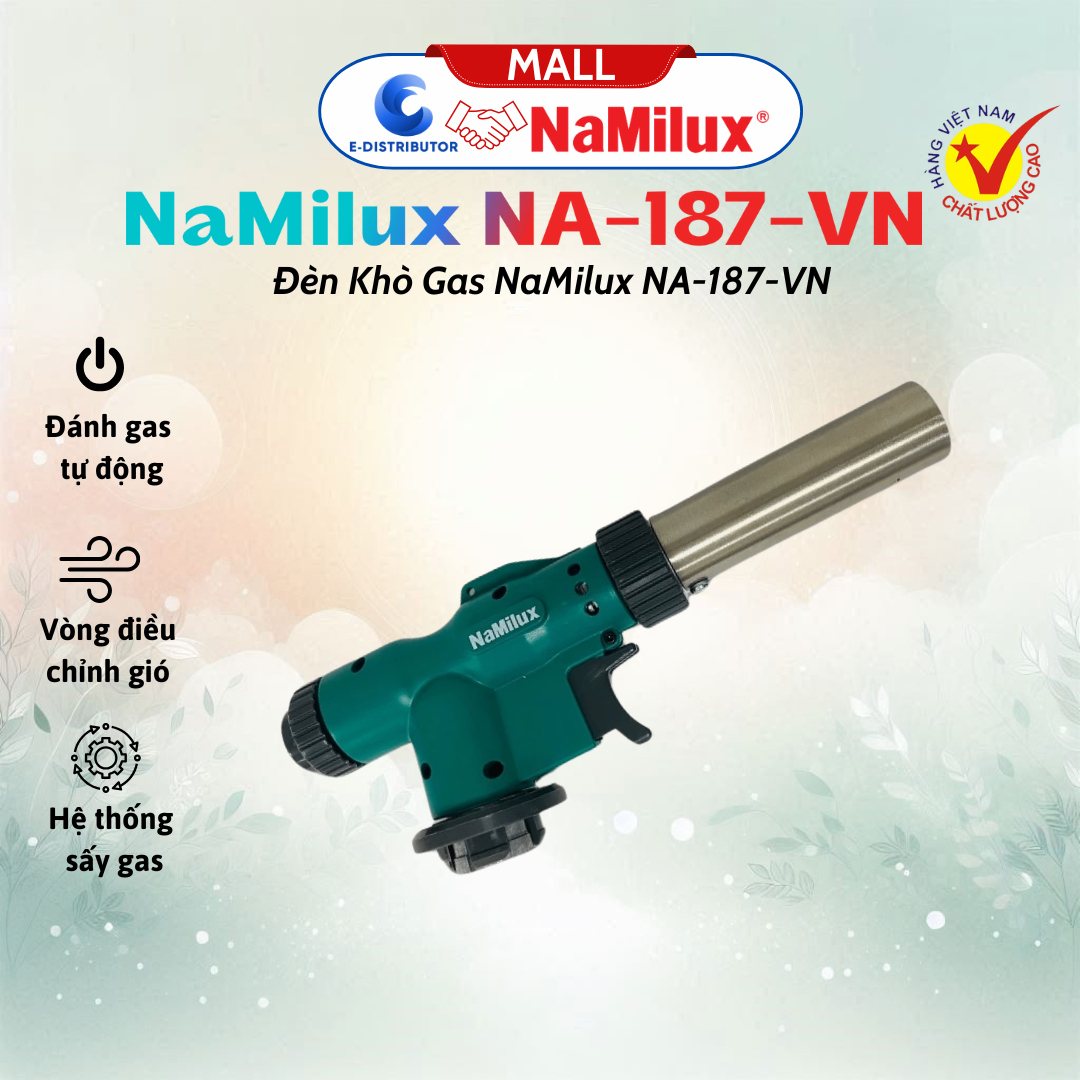 Đèn Khò Gas NaMilux NA-187
