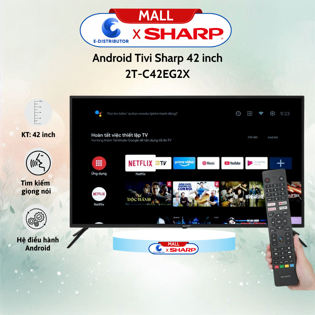 Android Tivi Sharp 2T-C42EG2X 42 inch