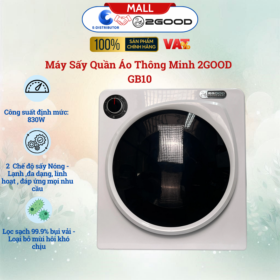 Máy Sấy Quần Áo Thông Minh 2GOOD GB10