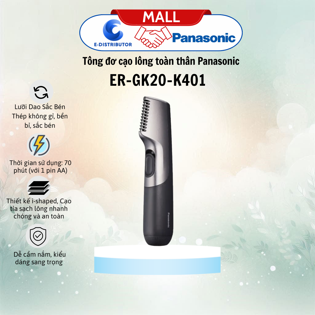 Tông đơ cạo lông toàn thân Panasonic ER-GK20-K401