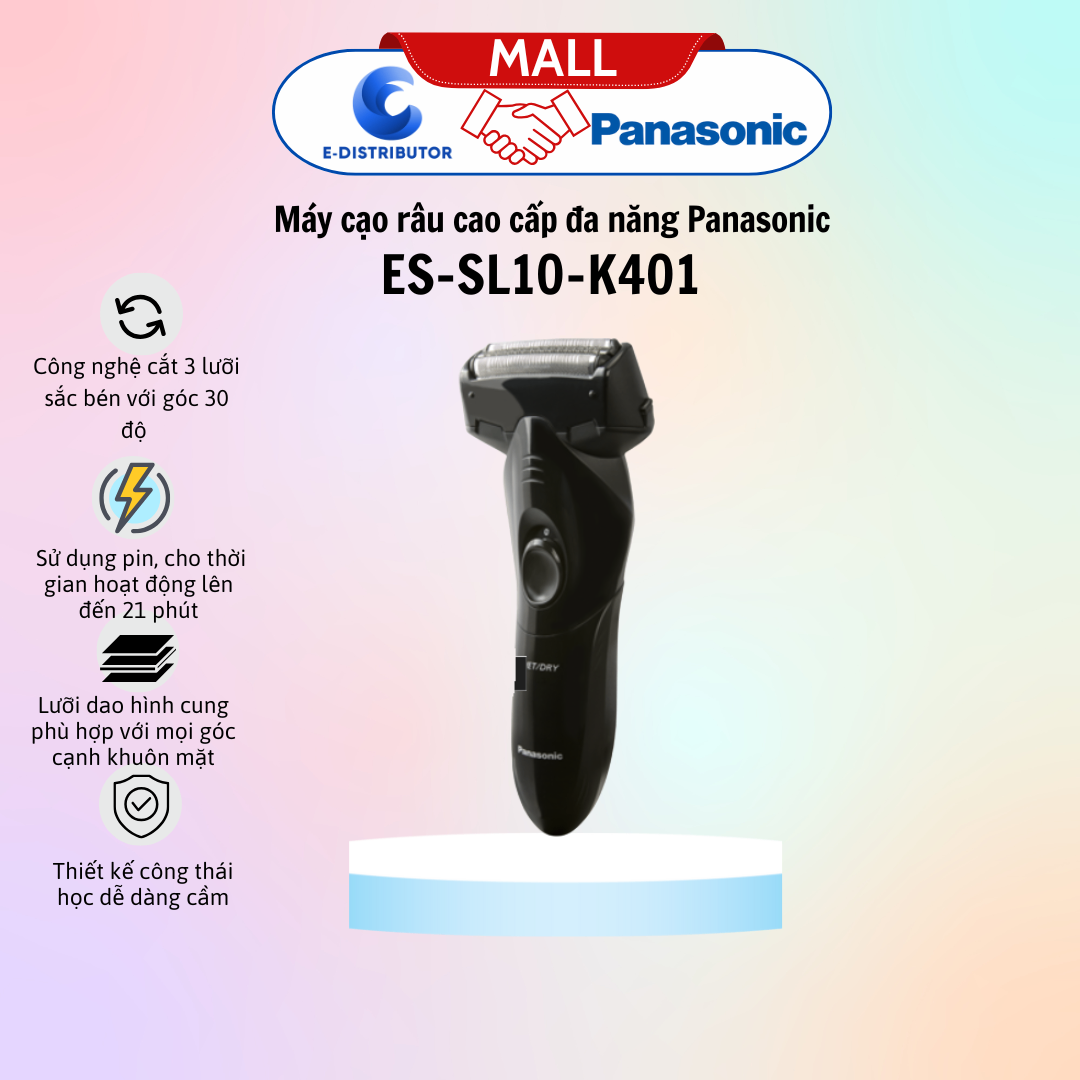 Máy cạo râu cao cấp đa năng Panasonic ES-SL10-K401