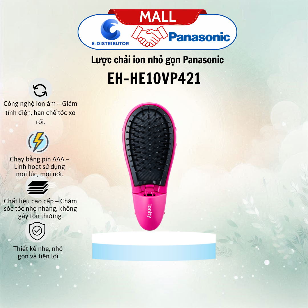 Lược chải ion nhỏ gọn Panasonic EH-HE10VP421