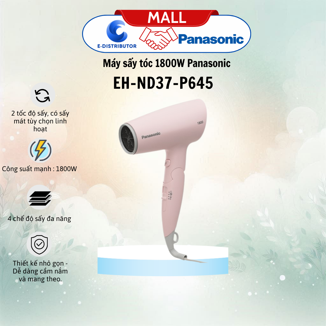 Máy sấy tóc 1800W Panasonic EH-ND37-P645