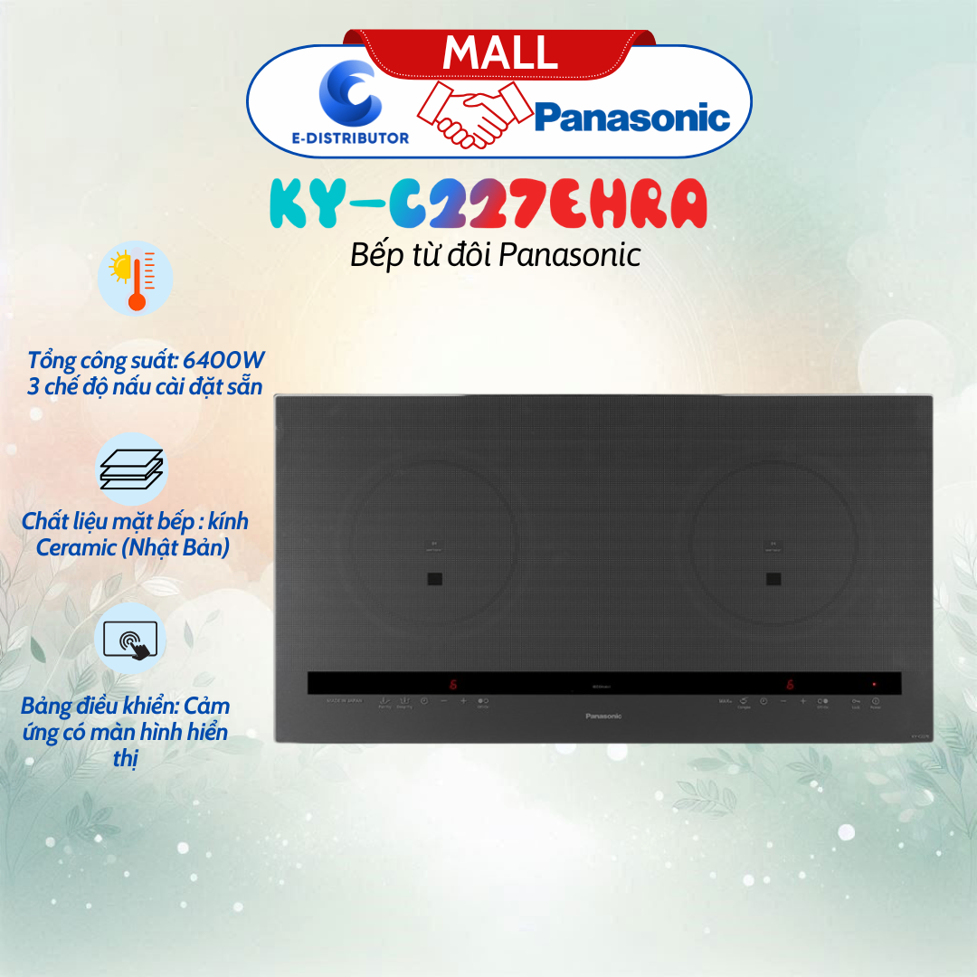 Bếp từ đôi Panasonic KY-C227EHRA