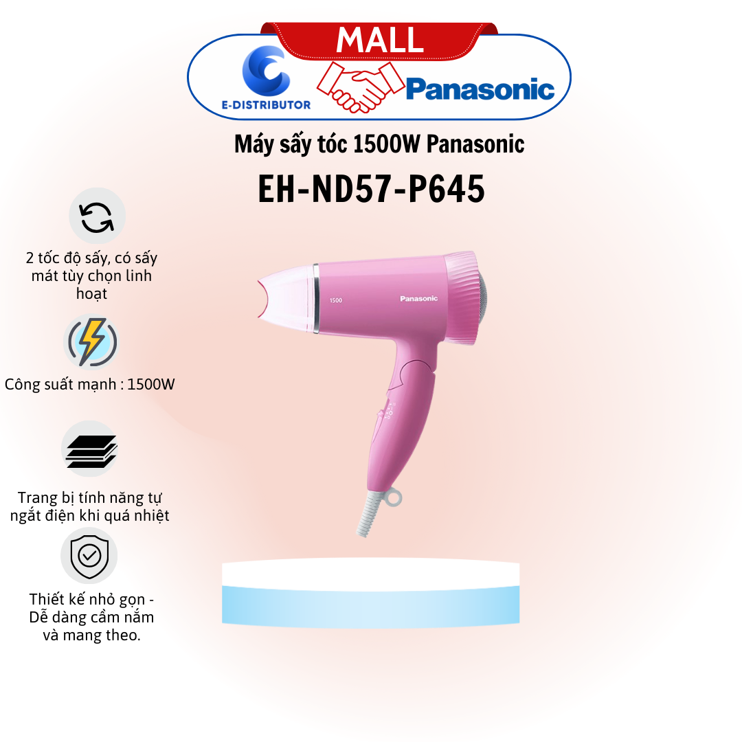 Máy sấy tóc Panasonic EH-ND57-P645 1500W
