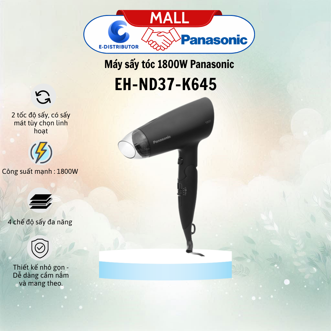 Máy sấy tóc 1800W Panasonic EH-ND37-K645