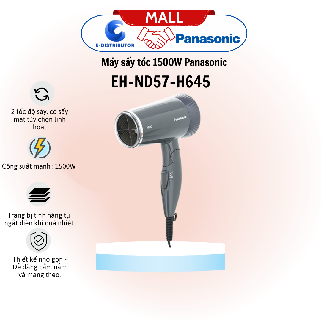Máy sấy tóc 1500W Panasonic EH-ND57-H645