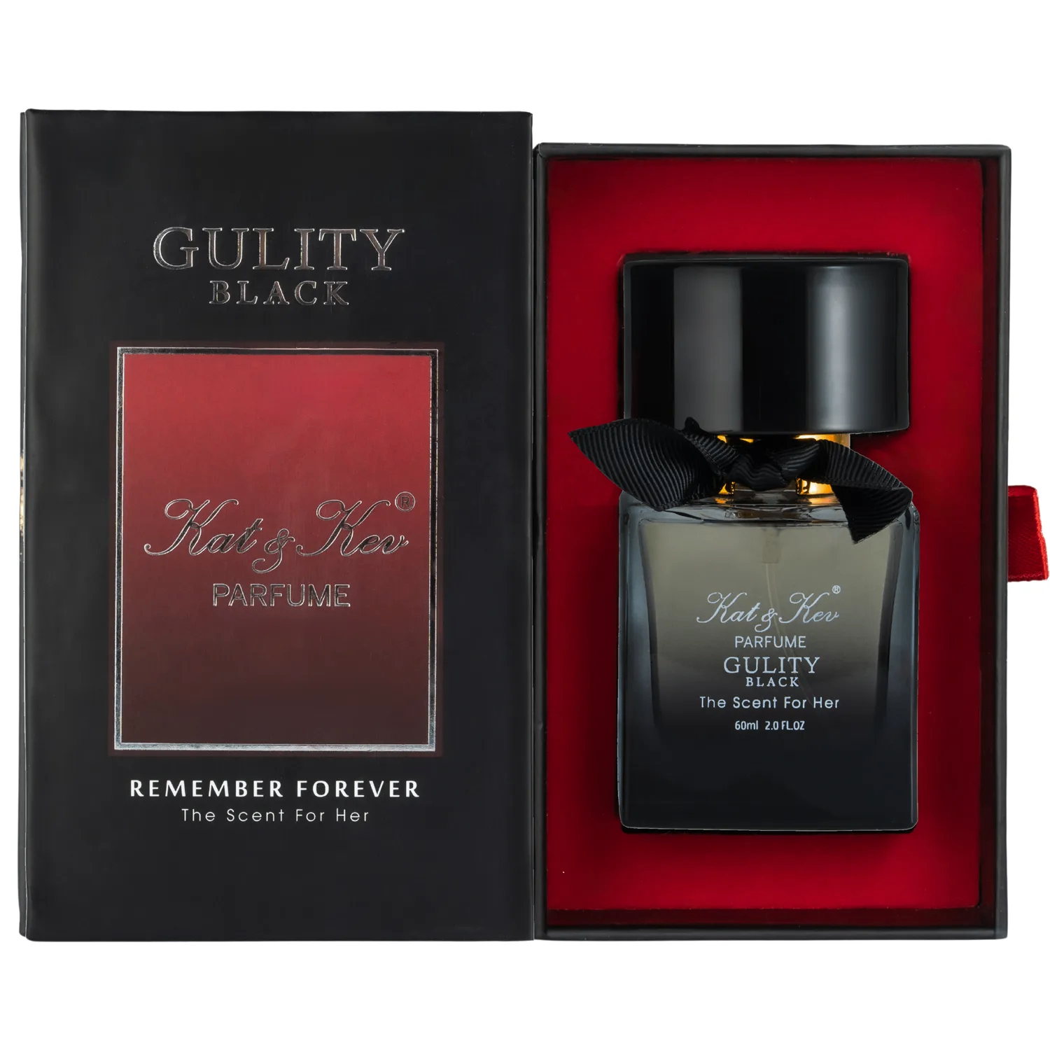 Nước Hoa Kat&Kev 60ml Hộp Rút Dạng Xịt Full Box Cao cấp - KKX60HR - Gulity Black - Nước hoa Nữ