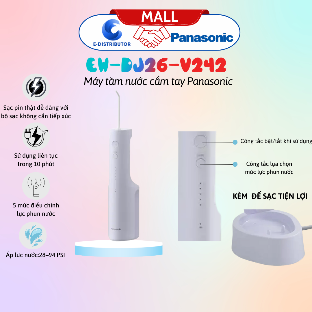 Máy tăm nước cầm tay Panasonic EW-DJ26-V242
