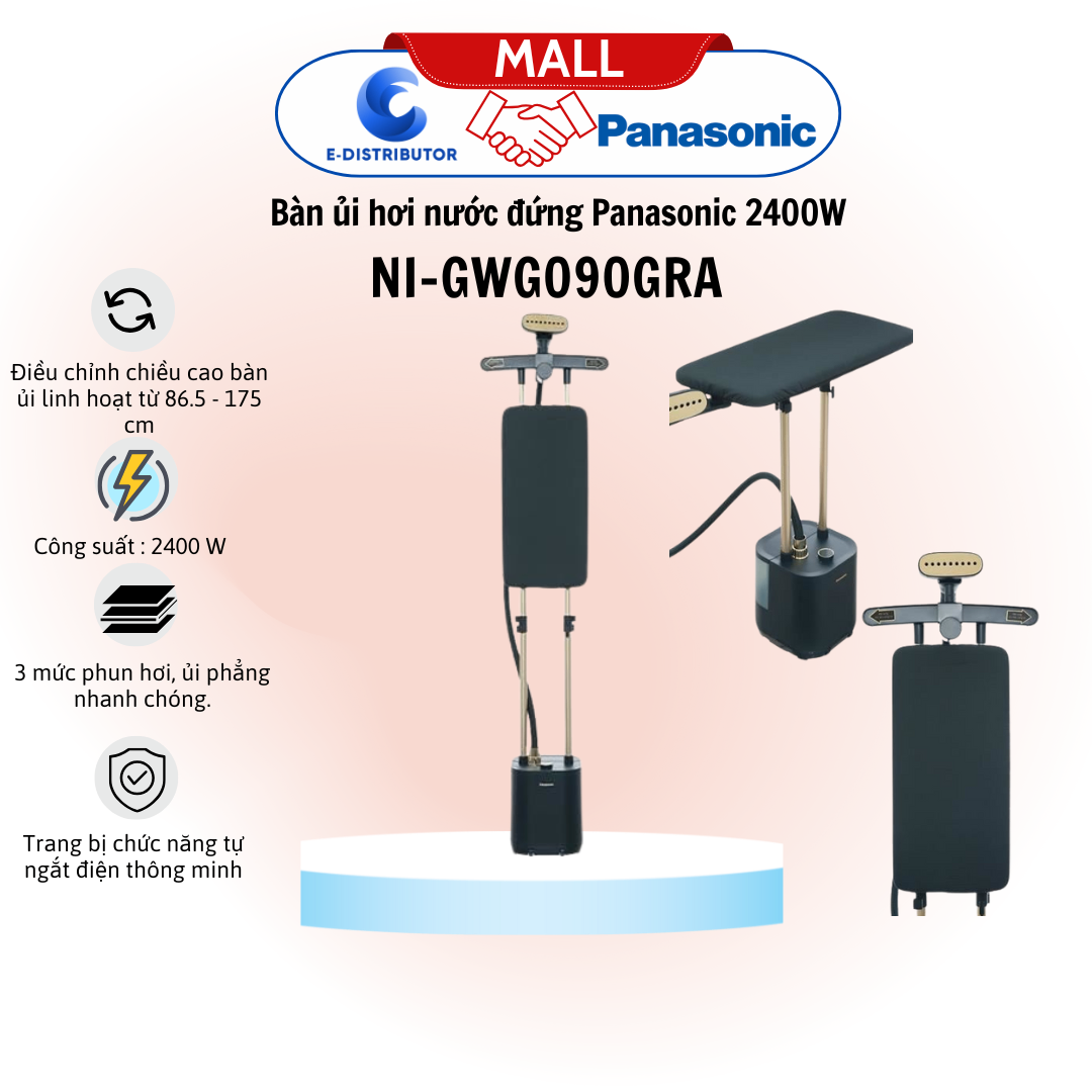 Bàn ủi hơi nước đứng Panasonic NI-GWG090GRA 2400W