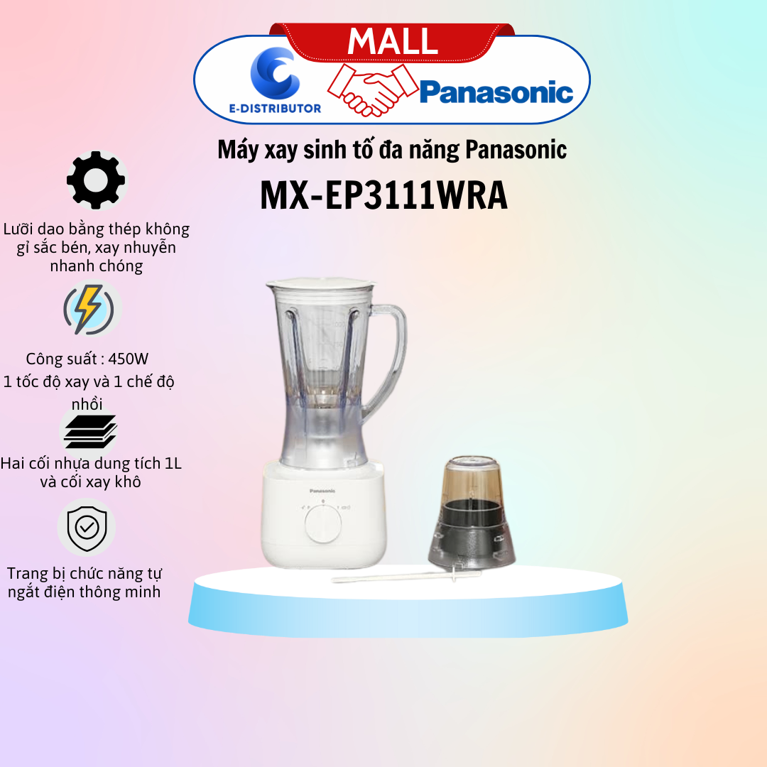 Máy xay sinh tố đa năng Panasonic MX-EP3111WRA