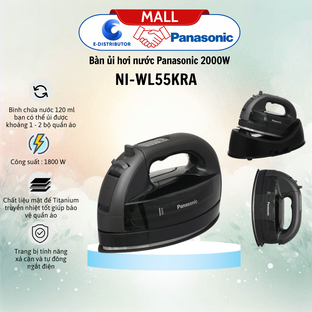 Bàn ủi hơi nước Panasonic NI-WL55KRA 2000W