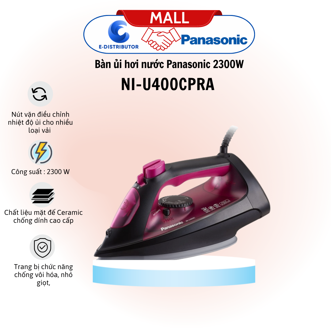 Bàn ủi hơi nước Panasonic NI-U400CPRA