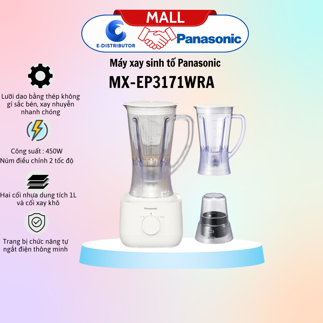 Máy xay sinh tố đa năng Panasonic MX-EP3171WRA