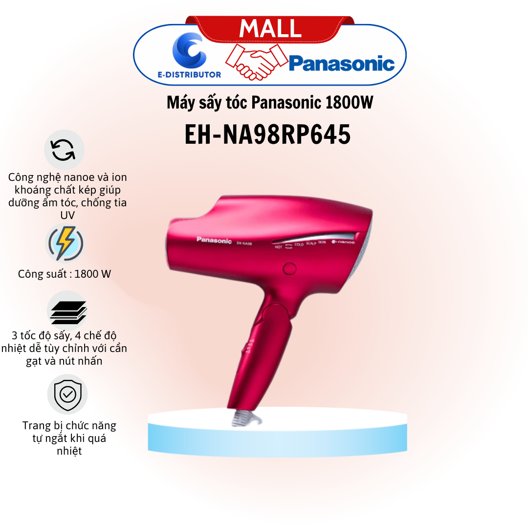 Máy sấy tóc Panasonic EH-NA98RP645