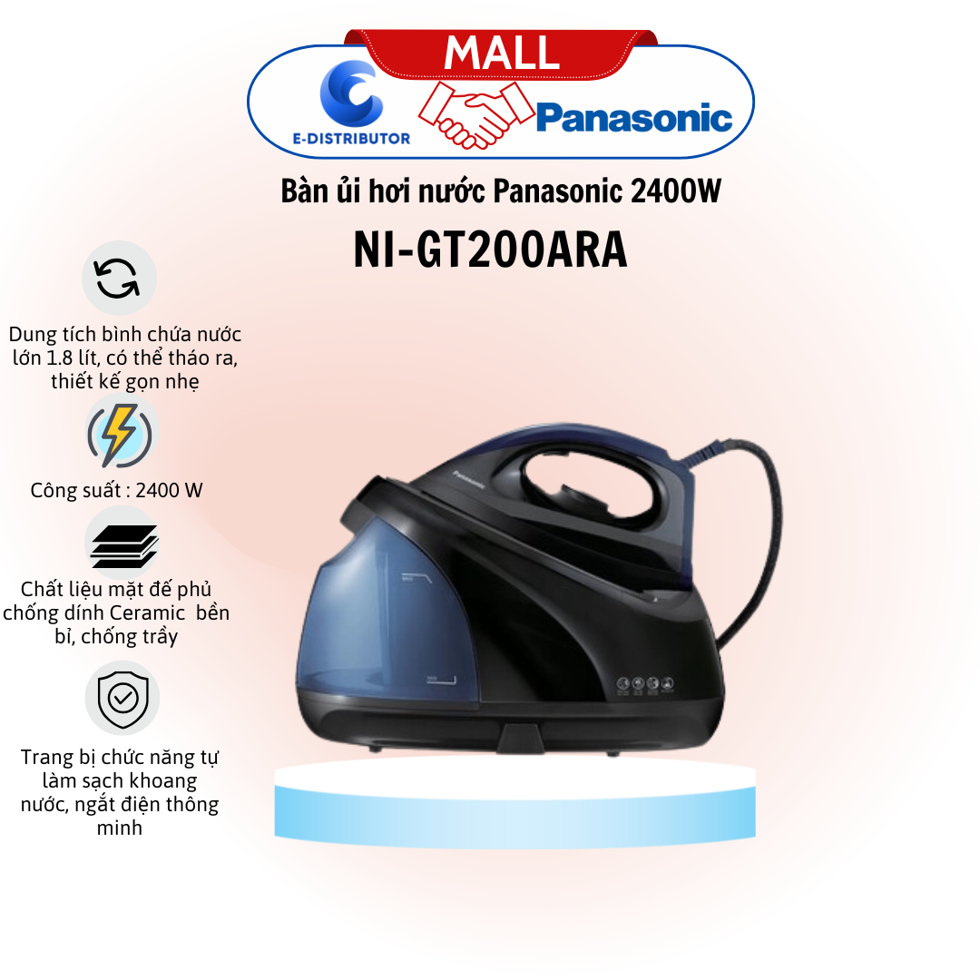 Bàn Ủi Hơi Nước PANASONIC NI-GT200ARA