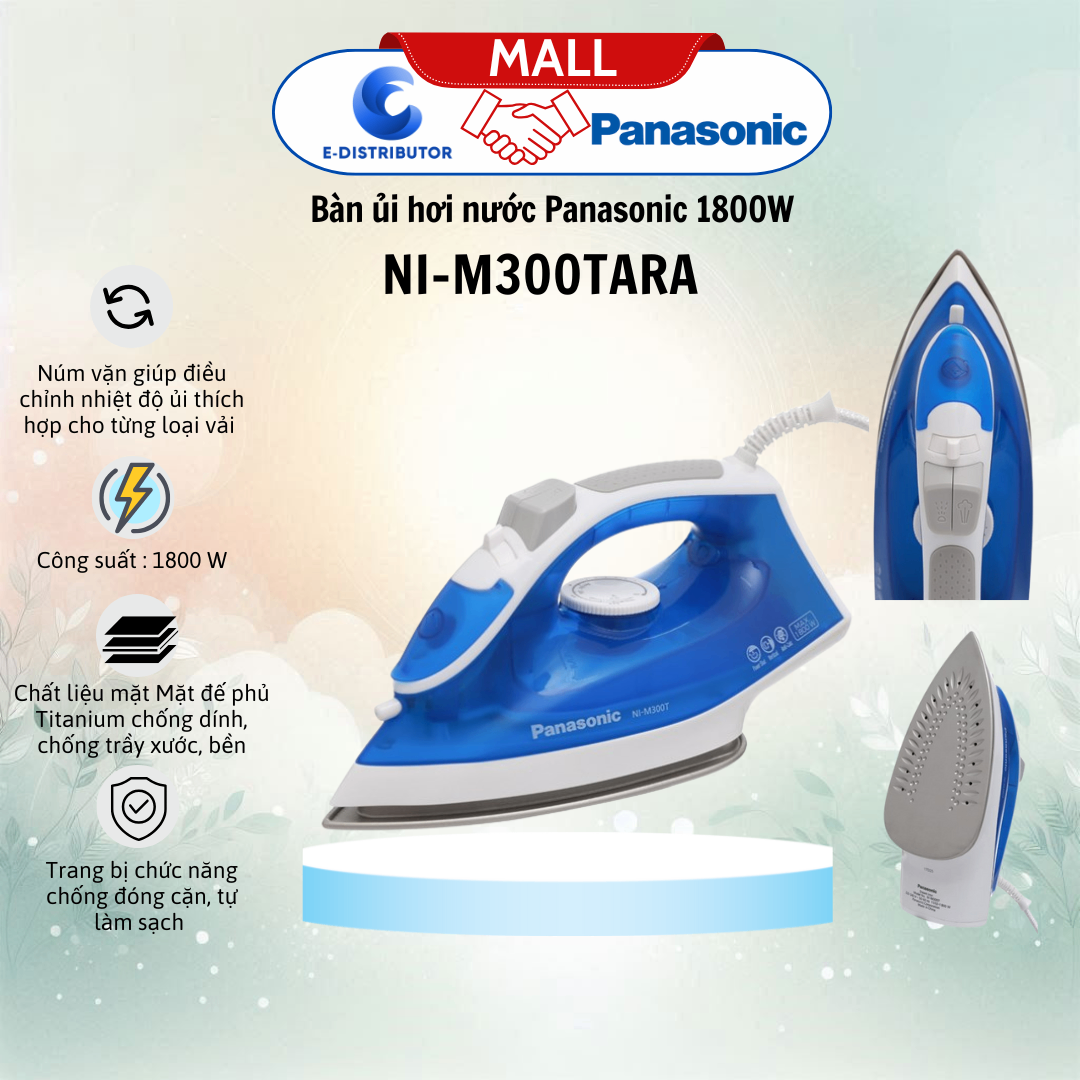 Bàn ủi hơi nước Panasonic NI-M300TARA 1800W